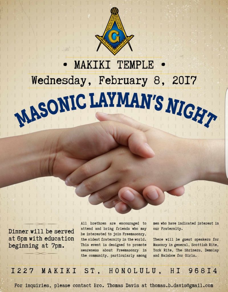 Masonic Layman's Night